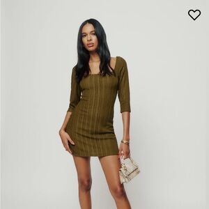 NWT Reformation Liz knit dress size S